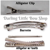 Jack O Lantern 6" bow - Darling Little Bow Shop
