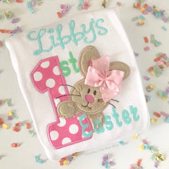 Baby Girl Easter bodysuit or infant gown -- My 1st Easter