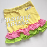 Pineapple Ruffle Shorties - Darling Little Bow Shop