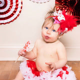 Over The Top Valentine Bow -- My Little Valentine - Darling Little Bow Shop