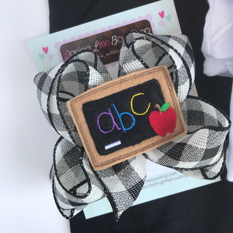 Chalkboard Bow - Darling Little Bow Shop