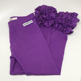 Grape Ruffle Leggings - Purple Icings Ruffle Leggings - gorgeous knit ruffle leggings - size NB to 10 - Darling Little Bow Shop