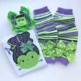 Halloween shirt or bodysuit for girls -- Monster Mash - Darling Little Bow Shop