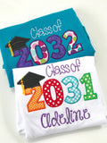 Kindergarten shirt -- for boys and girls -- Class of 2032 or CHOOSE your YEAR -- watch them grow - Darling Little Bow Shop