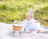 Donut Birthday Tutu Outfit, Sweet ONE in pink and gold - Darling Little Bow Shop