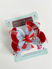 Hairbows to match Matilda Jane Brilliant Daydream - Popsicle Stand - choose 4-5" or 6" bow