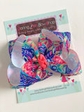 Lilly Pulitzer inspired bows hairbows 6 prints available 4", 5" double or 7" bows - Darling Little Bow Shop