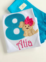 Puppy Birthday Shirt, bodysuit ANY AGE
