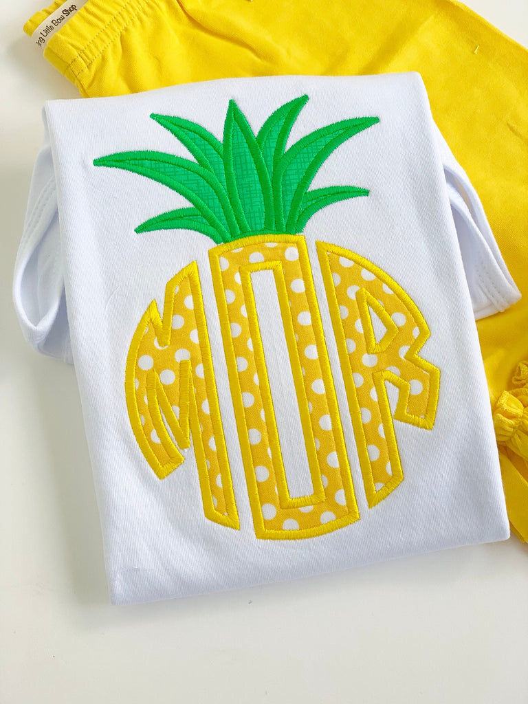 Pineapple clearance shirt monogram