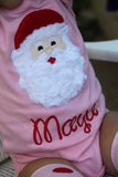 Christmas Outfit, Santa's Sweetheart bow, leg warmers, and personalized bodysuit - Darling Little Bow Shop