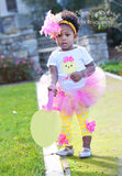 Baby Girl Easter Tutu Outfit - Hot Pink Chickie - Darling Little Bow Shop