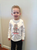 Valentine Bodysuit or Shirt -- Boy Valentine -- Love Machine -- Valentine robot - Darling Little Bow Shop