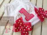 First Birthday Bloomers -- Birthday Girl bloomers to match any Darling Little Bow Shop set - Darling Little Bow Shop