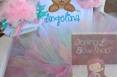 Tutu for baby and toddler girls in pastel colors