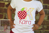 Apple Back to School Shirt Girls -- Apple of My Eye - Darling Little Bow Shop