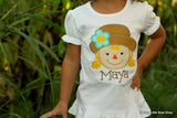 Autumn Friend Scarecrow shirt or bodysuit for girls - Darling Little Bow Shop