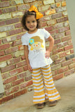 Autumn Friend Scarecrow shirt or bodysuit for girls - Darling Little Bow Shop
