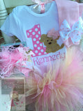 Girls Puppy Birthday Bodysuit or Shirt, A Puppy PAWty, ANY AGE - Darling Little Bow Shop
