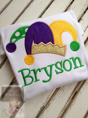 Mardi Gras Shirt or Bodysuit for Boys - Prince of Mardi Gras