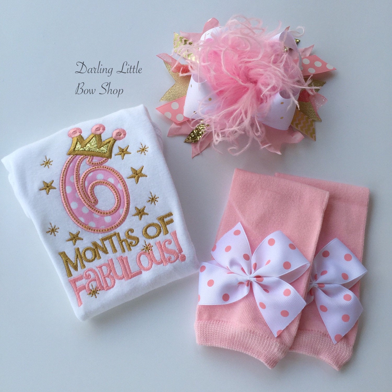 6 Months of Fabulous Half Birthday Outfit 9M Long Sleeve