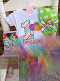 Candy Shop Birthday Shirt or bodysuit -- Candy Shop -- Candy Shop birthday shirt -- lollipop shirt in bright colors, choose birthday number - Darling Little Bow Shop