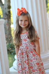 Pumpkin Vines Dress size 18m to 12