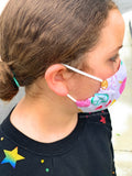 Child's Face Mask behind the ears style - 2 sizes Made In USA - Darling Little Bow Shop