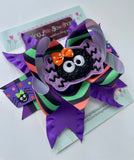 Spider Bow -- Halloween Bow -- Itsy Bitsy Spider - Darling Little Bow Shop