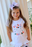Let’s Go Ghouls ghost shirt for girls - Darling Little Bow Shop
