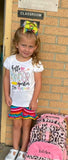 Girls School Shirt - hello Kindergarten shirt - Darling Little Bow Shop