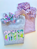 Girls Lilly print Sweatshirt - Darling Little Bow Shop