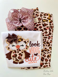 Autumn Ombre Cheetah print hairbow -- 6” or 4-5" Bow - Darling Little Bow Shop