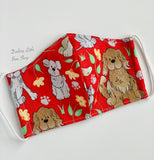 READY TO SHIP Face Mask in Mens, Ladies/Teen, and Child sizes Made In USA - Darling Little Bow Shop