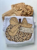 Leopard Pumpkin shirt or bodysuit for girls - Darling Little Bow Shop