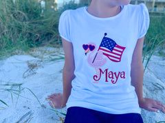 Freedom Flyer Flamingo Girls shirt, tank or bodysuit