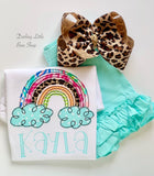 Sassy Rainbow shirt, tank top or bodysuit for girls - Darling Little Bow Shop