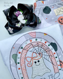 Ghouls & Gourds rainbow ghost shirt for girls - Darling Little Bow Shop