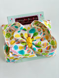 Easter Egg hairbow choose 4-5" or 6-7" bow - Darling Little Bow Shop