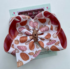 Pumpkins and Cream bow - choose from 3 styles