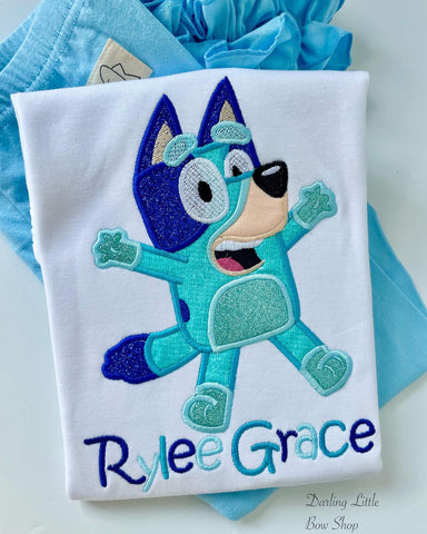 Bluey Shirt or bodysuit for girls - Darling Little Bow Shop