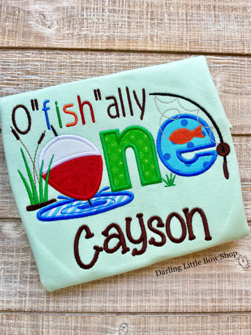 O FISH ally ONE shirt for boys - Darling Little Bow Shop