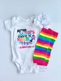 Rainbow Baby Newborn Outfit - Darling Little Bow Shop