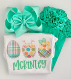 Mint Ruffle Icing Capris - Darling Little Bow Shop