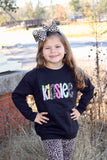 The Days are Bright name monogram sweatshirt or shirt - Darling Little Bow Shop