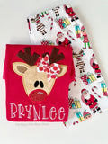 PREORDER Family Christmas Pajamas -Santa's Workshop - infant to adult sizes
