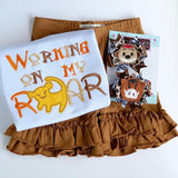 Working on my Roar shirt, ruffle shirt, tank or bodysuit - Darling Little Bow Shop