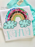 Sassy Rainbow shirt, tank top or bodysuit for girls - Darling Little Bow Shop