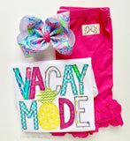 Vacay Mode shirt, ruffle shirt, tank or bodysuit - Darling Little Bow Shop