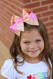 Ice Cream Cone bow - choose 4-5" or 6" bow - Darling Little Bow Shop