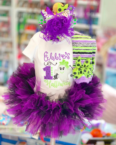 My 1st Halloween Tutu Outfit - Darling Little Bow Shop